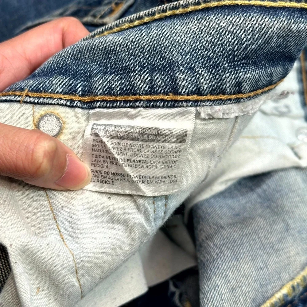Levi's 505 Jeans Mens Size 40x32 Blue Denim Straight Leg Regular Fit‎ Comfort